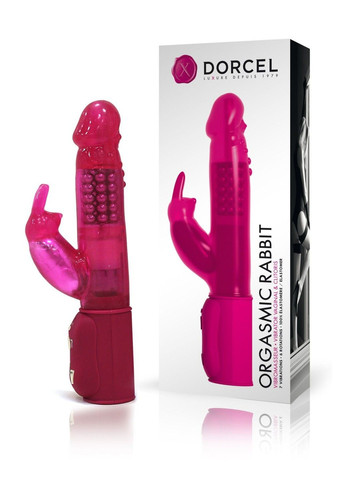 Вибратор Orgasmic Rabbit с массажем малиновый Dorcel (316090928)