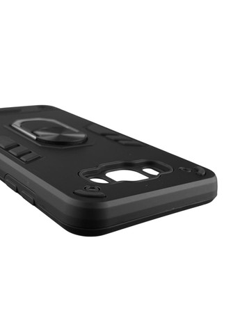 Чохол для телефона Galaxy J7 2016 (SM-J710) броньований з магнітним кільцем-тримачем на самсунг дж7 2016 чорний Samsung (366236115)