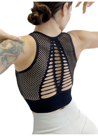 Спортивный топ пуш ап с чашками для фитнеса LILAFIT (290888473)