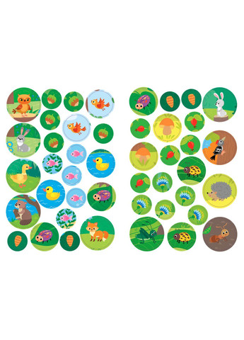 Великі наліпки для малят. Кмітлива лисичка УЛА (316125428)