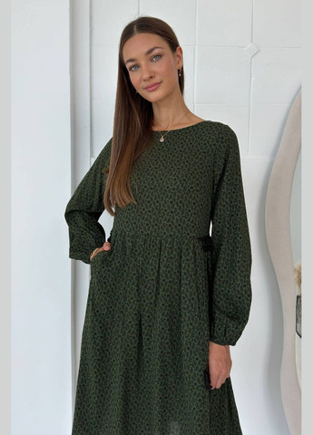 Зелена повсякденний сукня Nenka з квітковим принтом