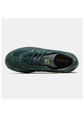 Темно-зелені Осінні кросівки чоловічі green, вьетнам adidas Gazelle Indoor
