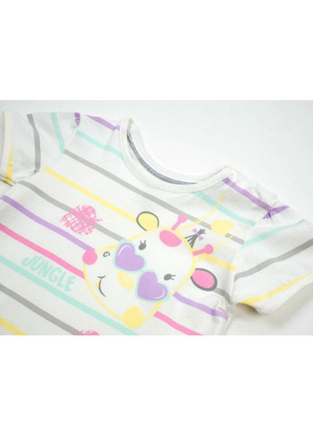 Комбінований демісезонний набір дитячого одягу з жирафом (14354-68g-gray) Miniworld