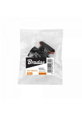Кран з внутрішньою різьбою 2 x 3/4", BLACK LINE, ECO-PWB2240 Bradas (390076318)