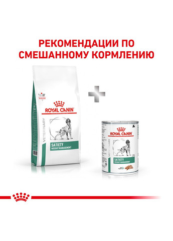 Дієта Satiety Weight Management для зниження надмірної ваги в собак 1.5 кг (3182550731355) Royal Canin (316226766)