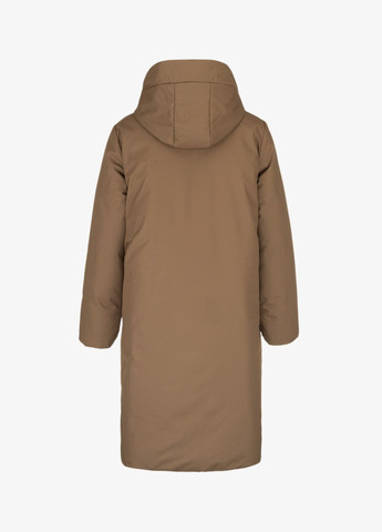 Светло-бежевая зимняя куртка однотонная женская 8352 светло-бежевый shop (2000999164057) On me