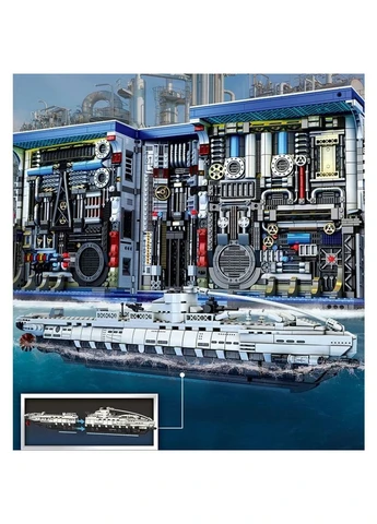 Конструктор Submarine Factory 3D-книга на полку (66038) [160321] Reobrix (400892091)