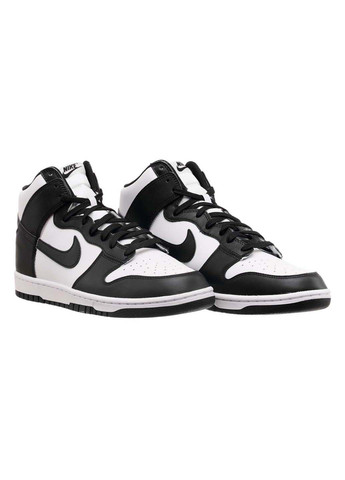 Чорно-білі Осінні кросівки чоловічі dunk high retro Nike