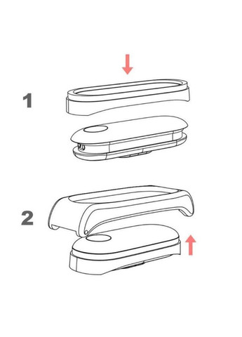 Металлический ремешок Mijob для фитнесбраслета Xiaomi Mi Smart Band 6 - Silver Primo (266914472)