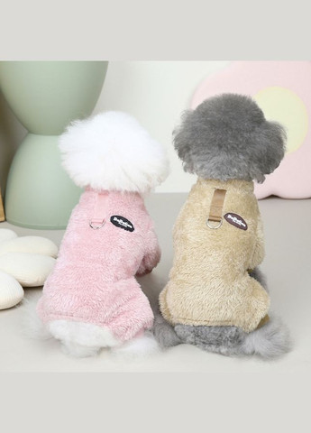 Флісовий комбінезон для котів Pet Style "DaDaGau" Бежевий L No Brand - (323234927)