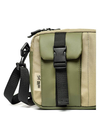 Сумка чоловіча через плече текстильний месенджер на телефон TEL хакі Sambag (302008259)
