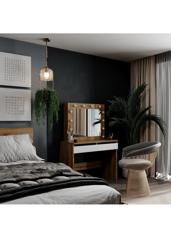 Стол туалетный Malta 940х430х1400 Дуб эвок/Белый бриллиант (TB32100100000) Art In Head (337309122)