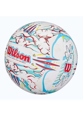 М'яч волейбольний GRAFFITI PEACE VB White/Blue OF Wilson (395620373)