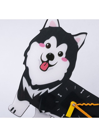 Годинники настінні фігурні з твариною декоративні корги для дому та офісу стильний елемент інтер'єру ProDobro (364192416)