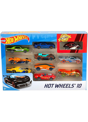 Коллекционный набор машинок 10 шт Hot Wheels (292132578)