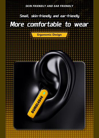 Беспроводные наушники Transformers TF-T01 BumbleBee, Yellow Hasbro (314802083)