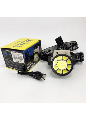 Водонепроникний ліхтарик PLD-LY004-XPE+COB, Ліхтарик на голову на батарейках, Ліхтар SK-386 на лобовий Bailong (351485985)