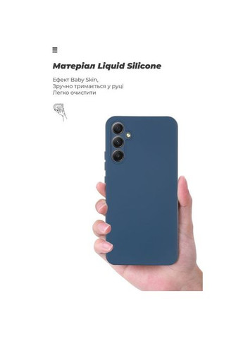 Чохол до мобільного телефона Blue (ARM66174) ArmorStandart ICON Case Samsung A34 5G (A346) Camera cover Dark (326585941)