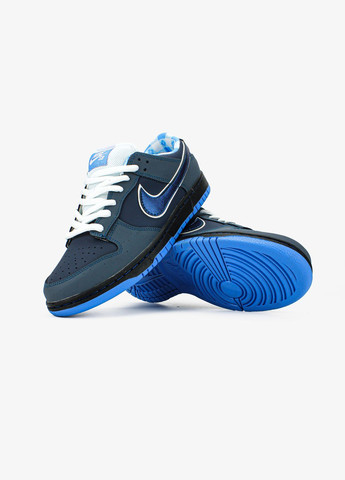 Кросівки жіночі і чоловічі Nike SB Dunk blue | Найк сб Данк низькі сині No Brand сині демісезони (315883720)