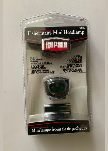 Водостійкий налобний ліхтарик Fisherman's для риболовлі, мисливства та подорожей Rapala (292324162)