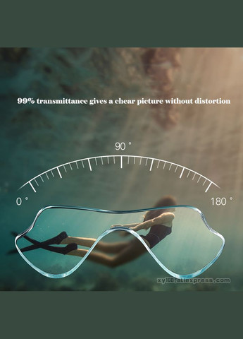 Набір для дайвінгу маска з трубкою M606 Yellow No Brand (350627739)