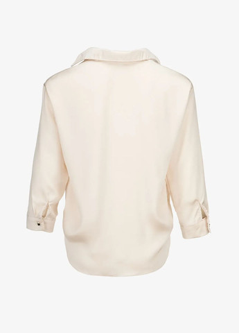 Бежева блуза однотонна жіноча 9526 shop (2000989691204) Esay