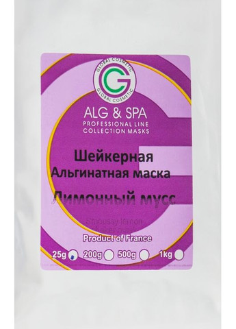 Шейкерная альгинатная маска "Лимонный мусс" Professional Line Collection Masks Smoussy Lemon Shaker Mask 25g (341669-12904) ALG & SPA (368631786)