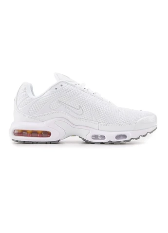 Білі кросівки чоловічі nike air max tn plus white найк аір макс тн плюс білі демісезон No Brand