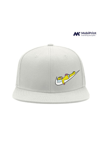 Кепка Snapback Гомер Сімпсони Білий (9276-2043-WT) MobiPrint (292866220)