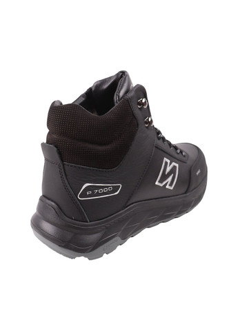 Черные ботинки мужские черные натуральная кожа Konors