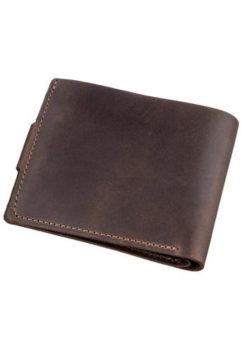 Надійне чоловіче портмоне в вінтажному стилі 11229 Коричнева Grande Pelle (298571010)