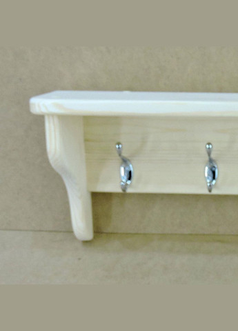 Вішалка для одягу з дерева Галіфакс 4 бланже (ВДО-400701) No Brand (327850312)