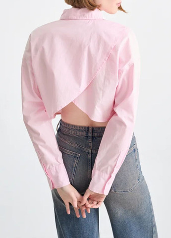 Розовая летняя блузка C&A