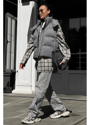 Жилет Арк, цвет Серый Jadone Fashion (367831758)