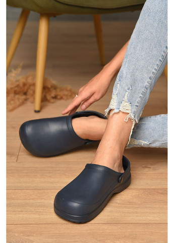 Крокси жіночі темно-синього кольору Let's Shop (351851269)