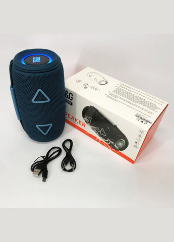 Bluetooth колонка TG657 с RGB-подсветкой 1500 mAh. Цвет: синий T&G (301426426)