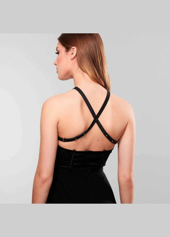 Портупея Bijoux Indiscrets MAZE - Cross Chest Harness Black No Brand (303894883)