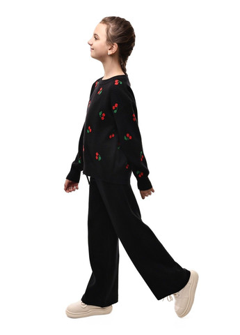 Чорний светр для дівчинки підлітка M@C