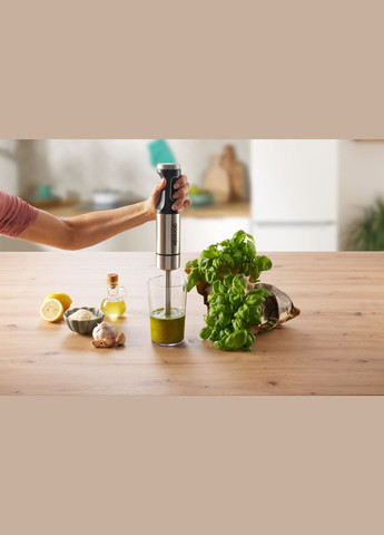 Блендер погружной 1000Вт, 3в1, чаша-600мл, нерж Gorenje (341316328)