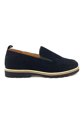 Жіночі туфлі чорні замшеві L-10-2 24,5 см (р) Lonza (259158004)