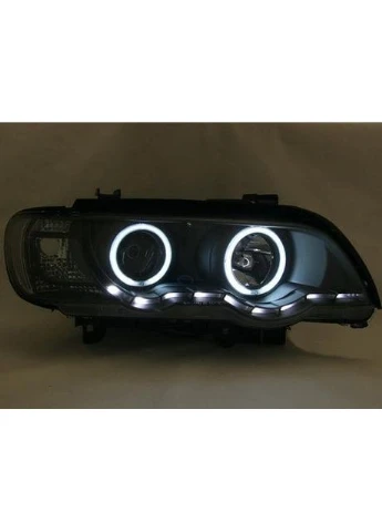 Передні фари BMW (E53) 1999-2003 з CCFL "ангельськими очима" під ксенон D2S (ЦЕНА ЗА ПАРУ) Tuning-Tec X5 (398175403)