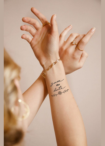 Тимчасове водостійке тату "Save the date " No Brand (314879058)