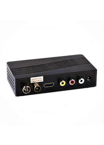 Цифровий тюнер приставка T2 UKC T2-0967 з підтримкою wi-fi адаптера 5–12V Чорна No Brand (357208080)