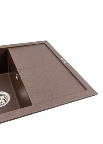 Гранитная мойка для кухни CRIPTA 6550 матовая тёмная скала Valeso (358500899)