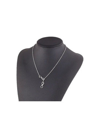 Підвіска кулон подвійна нескінченність знак нескінченності Амулет талісман No Brand (337716516)