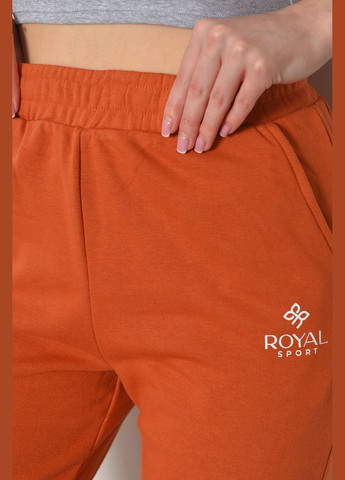 Спортивні штани жіночі теракотового кольору Let's Shop (291683280)