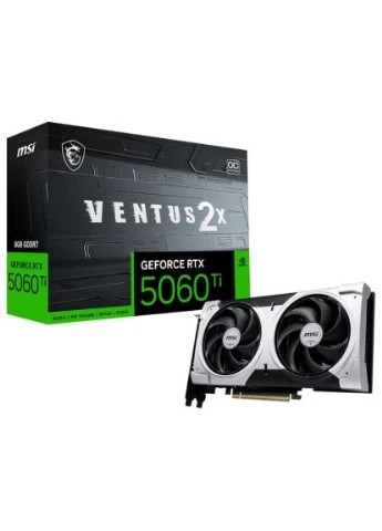 Відеокарта GeForce RTX5060Ti 8Gb VENTUS 2X OC PLUS (RTX 5060 Ti 8G VENTUS 2X OC PLUS) MSI (394055685)