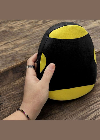 Боксерський набір детский - рукавички та лапа (жовто-чорний) Strateg (329188225)