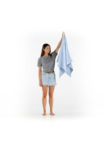 Полотенце Пике 75x95 см Cosas однотонный голубой