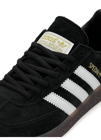 Черные всесезонные кроссовки adidas No Brand Spezial Black White